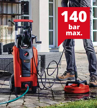 Max. pressure of 140 bar Einhell TE-HP 140 compact Pressure Washer 140 Bar