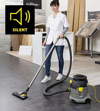 Extremely low operating noise - 57 dB(A) Karcher T 10/1 ADV 15274110 vacuum cleaner designed for professional cleaners