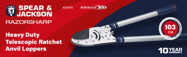 SpearJackson 8290RS Razorsharp Advance Heavy Duty Telescopic Ratchet Anvil Loppers 1030mm