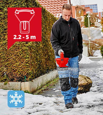 Einhell GE-WS-18-75-Li 18v Cordless snow ice winter spreading salt