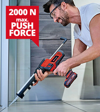 Einhell TE-SG 18-10 18v Cordless Caulking Gun squeezing force
