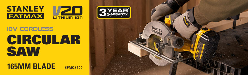 Stanley FatMax V20 18v Cordless Circular Saw 165mm SFMCS500