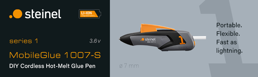 Steinel MOBILEGLUE 1007-S DIY Cordless Hot Melt Glue Pen