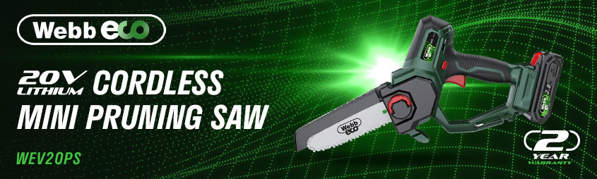 Webb WEV20PS 20v Cordless Pruning Saw 150mm Webb WEV20PS 20v Cordless Pruning Saw 150mm
