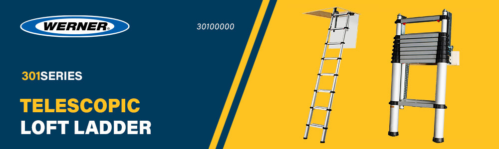 Werner 30100000
Telescopic Loft Ladder Werner 30100000 Telescopic Loft Ladder
