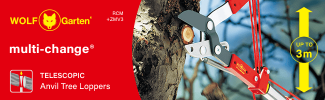 Wolf Garten MultiChange RCM ZMV3 Telescopic Anvil Tree Loppers