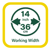 Webb WEESR Working width