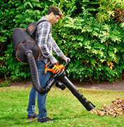 With the innovative Back Pack Collection Bag Black Decker BEBLV301 Back Pack Collection Bag Leaf blower vacuum shredder 3in1