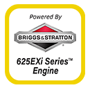 Powered by Briggs & Stratton
625EXi Series™ Engine Webb WER19ALSP Briggs Stratton Engine