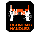 Black & Decker BEMW481BH Ergonomic Handle Design For Less Fatigue During Mowing Tasks