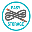 Gardena LIANO Textile Hose Easy Storage 