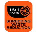 Waste Reduction Ratio 16:1 Black Decker BEBLV301 Waste Reduction Ratio 16:1