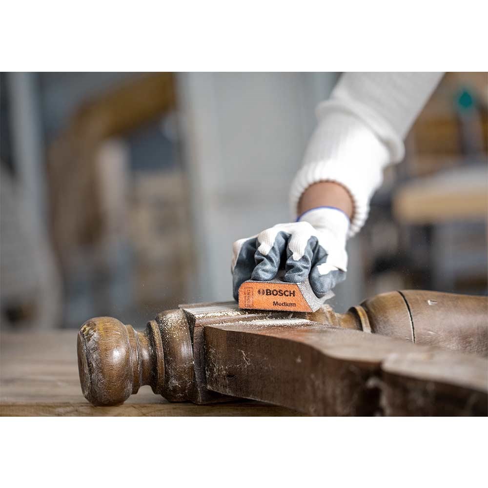 Bosch Expert S471 Standard Sanding Block - Medium Grit, 69x97x26mm, Lasts 5x Longer 8 thumbnail image