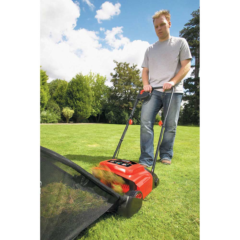 Black and decker lawn raker gd300 discount