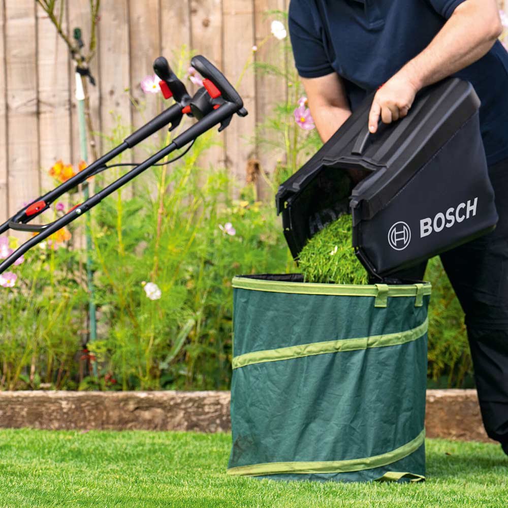 Bosch UNIVERSALROTAK 2X18V 37 550 P4A 36v Cordless Rotary Lawnmower 370mm Lawnmowers
