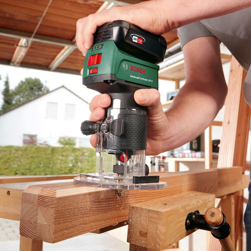 Bosch ADVANCEDTRIMROUTER 18V-8 P4A 18v Cordless Trim Router