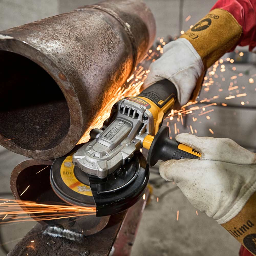 DeWalt DCG405FN 18v XR Cordless Brushless Flathead Angle Grinder