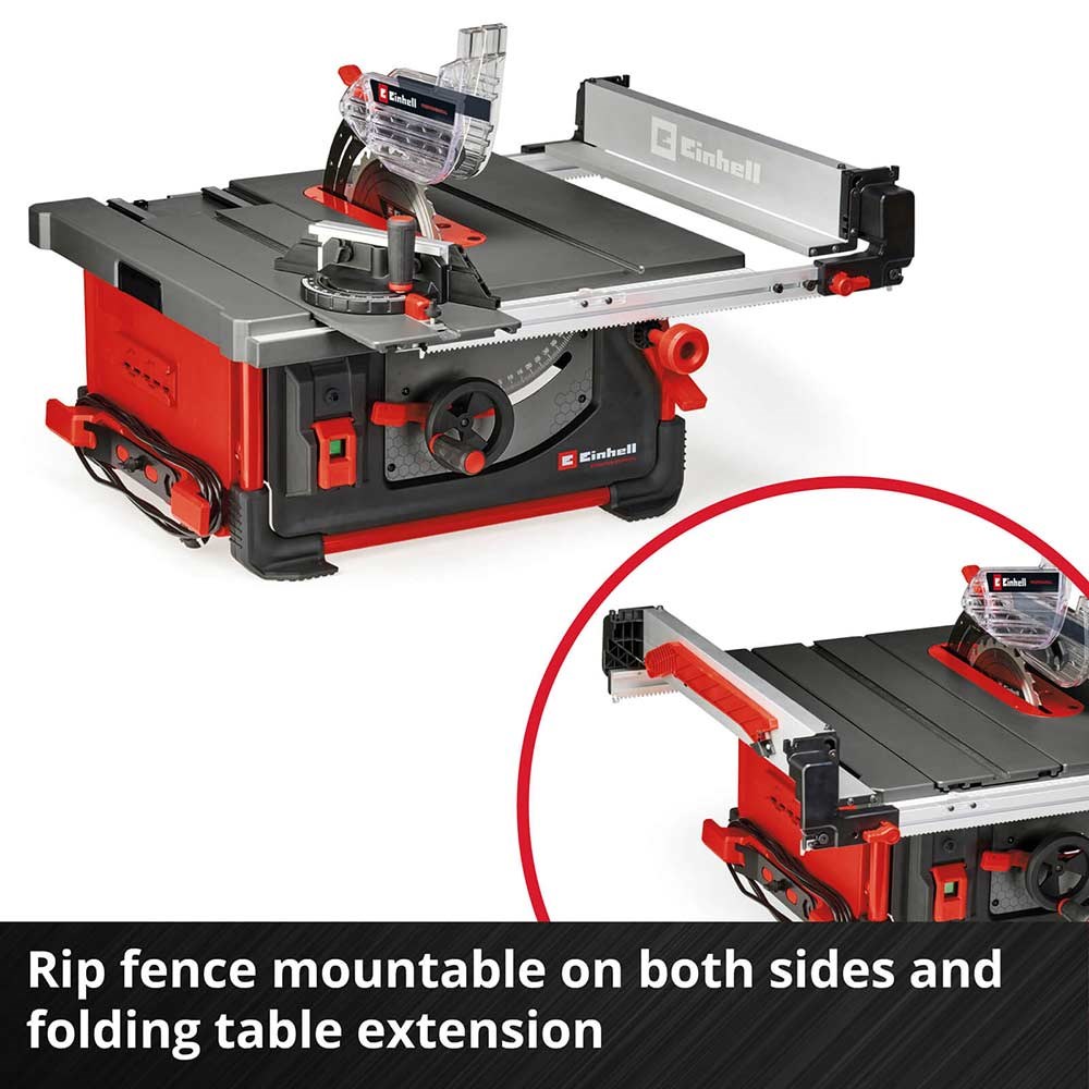 Einhell Professional TP-CC 10 T 2000W Bench Top Table Saw 254mm | Table Saws, image size:1000x1000