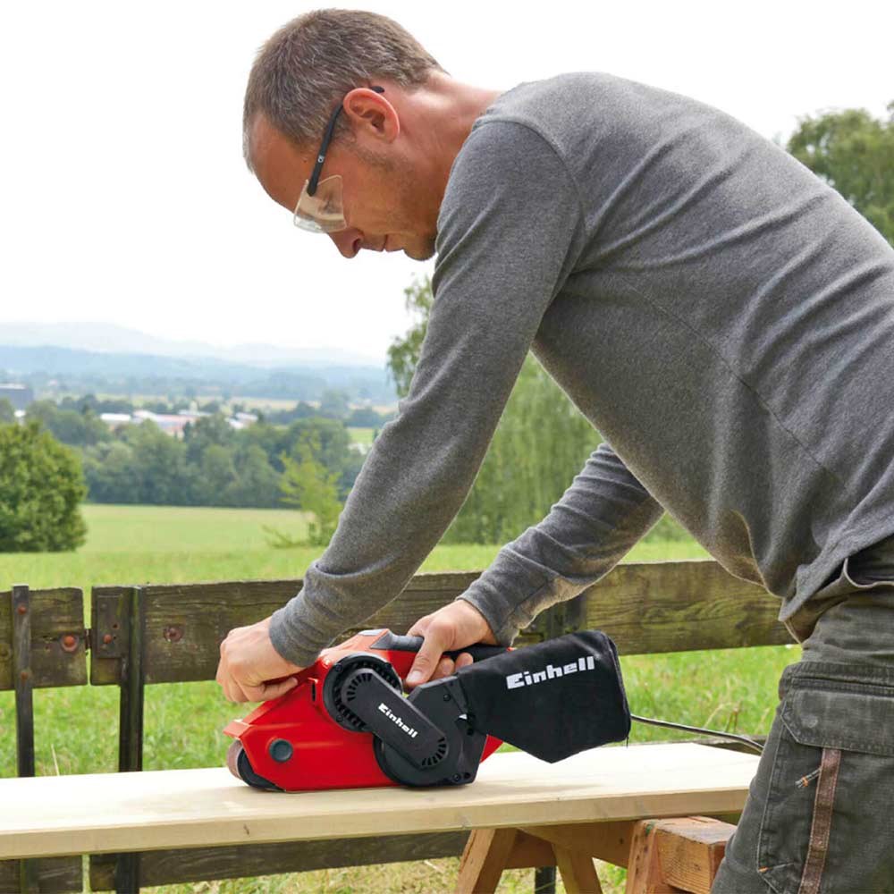 Cordless Belt Sander Einhell 18v Sander Einhell TC-BS 8038 Belt