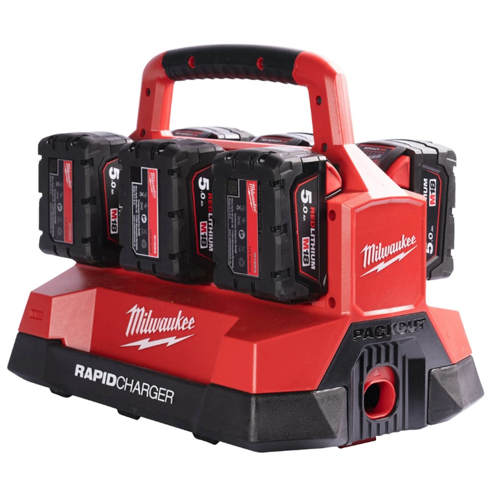 Milwaukee M18 PC6 18v Cordless Bay Rapid Battery Charger