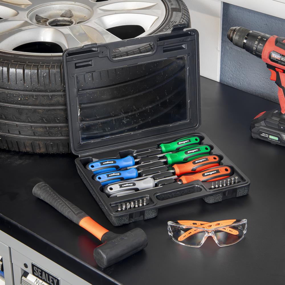 Siegen 21 Piece Magnetic Screwdriver Set | Screwdrivers