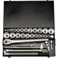 Elora 31 Piece 3/4" Drive Bi Hex Socket Set Metric and Imperial Elora 31 Piece 3/4" Drive Bi Hex Socket Set Metric and Imperial