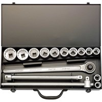Elora 15 Piece 3/4" Drive Bi Hex Socket Set Imperial Elora 15 Piece 3/4" Drive Bi Hex Socket Set Imperial