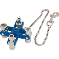 Draper Expert Master Utility Key with Key Chain and Belt Clip Draper Expert Master Utility Key with Key Chain and Belt Clip