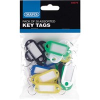 Draper 20 Piece Key Tag Assortment Draper 20 Piece Key Tag Assortment