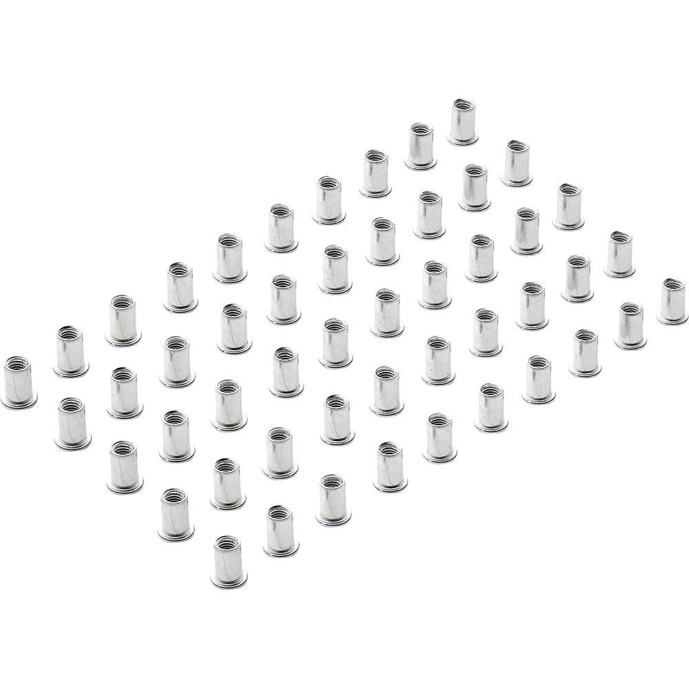 Draper Zinc Plated Threaded Insert Rivet Nuts Size 1