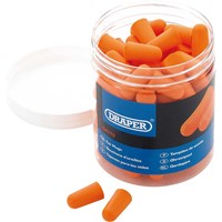 Draper Disposable Ear Plugs in Plastic Tub Draper Disposable Ear Plugs in Plastic Tub