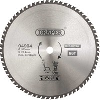 Draper TCT Multi Purpose Circular Saw Blade