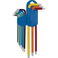 Draper Expert 9 Piece Extra Long Arm Torx Key Set