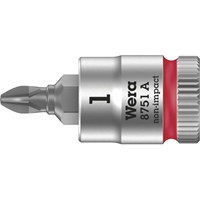 Wera 8751 A Zyklop 1/4" Drive Phillips Socket Bit Wera 8751 A Zyklop 1/4" Drive Phillips Socket Bit
