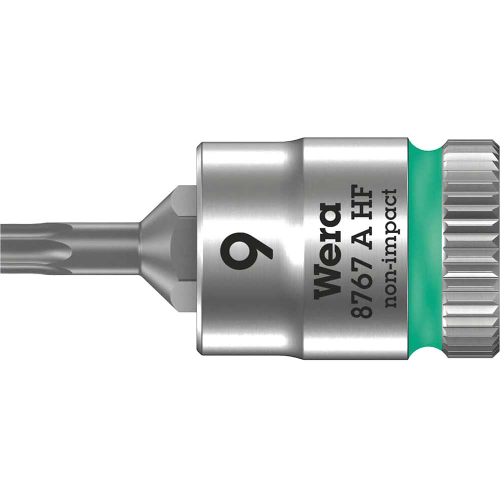 Wera 8767 A Hf Zyklop 1/4" Drive Torx Socket Bit Size 1