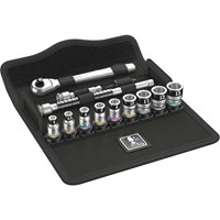 Wera Zyklop 13 Piece 1/4" Drive Slim Ratchet Socket Set