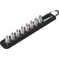 Wera 8740 AHF 8 Piece 1/4 Drive Zyklop In Hex Hold Function Socket Set