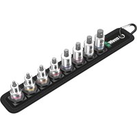 Wera 9 Piece 3/8 Drive Zyklop 2 In-Hex HF Bit Socket Set Wera 9 Piece 3/8 Drive Zyklop 2 In-Hex HF Bit Socket Set