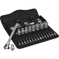 Wera 8100 SA7 Zyklop 28 Piece 1/4" Drive Socket and Bit Set Wera 8100 SA7 Zyklop 28 Piece 1/4" Drive Socket and Bit Set