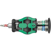 Wera 7 Piece Bicycle Stubby Screwdriver and Bit Set Wera 7 Piece Bicycle Stubby Screwdriver and Bit Set