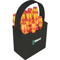 Wera 12 Piece Kraftform Plus VDE Insulated 2Go Screwdriver Set Wera 12 Piece Kraftform Plus VDE Insulated 2Go Screwdriver Set