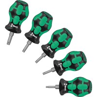 Wera Kraftform 5 Piece Stubby Torx Screwdriver Set