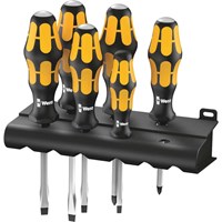 Wera 6 Piece Kraftfoktor Screwdriver Set