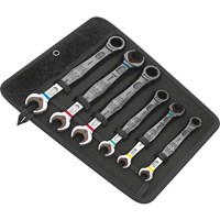 Wera 6 Piece Joker Ratchet Combination Spanner Set Metric Wera 6 Piece Joker Ratchet Combination Spanner Set Metric