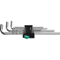 Wera 950L SM N 9 Piece Chrome Plated Hex Key Set