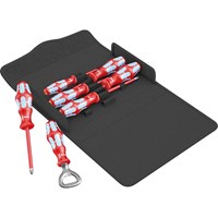 Wera 7 Piece 3100 I/7 2Go Kraftform Stainless Steel Screwdriver Set