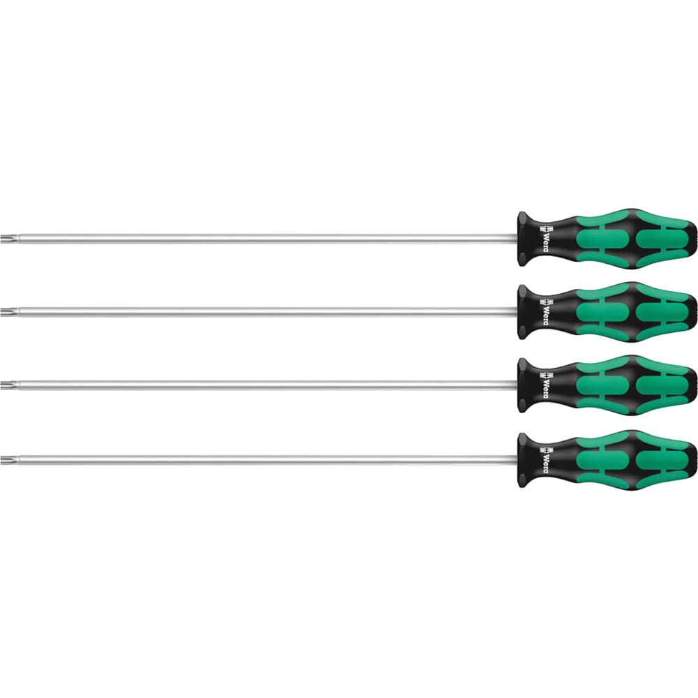 Wera Piece Kraftform Plus 367/4 Hf Torx Screwdriver Set Size 4