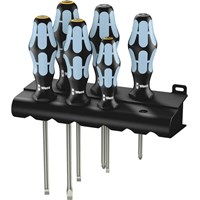 Wera 6 Piece Kraftform Stainless Steel Screwdriver Set