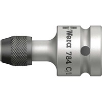 Wera 784C/1 1/2" Square Drive to 1/4" Hex Screwdriver Bit Holder Wera 784C/1 1/2" Square Drive to 1/4" Hex Screwdriver Bit Holder