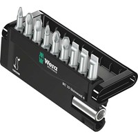 Wera 10 Piece Slotted Phillips and Pozi Screwdriver Bit Set Wera 10 Piece Slotted Phillips and Pozi Screwdriver Bit Set